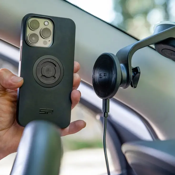 Zuignap Telefoonhouder SPC+ met Lader