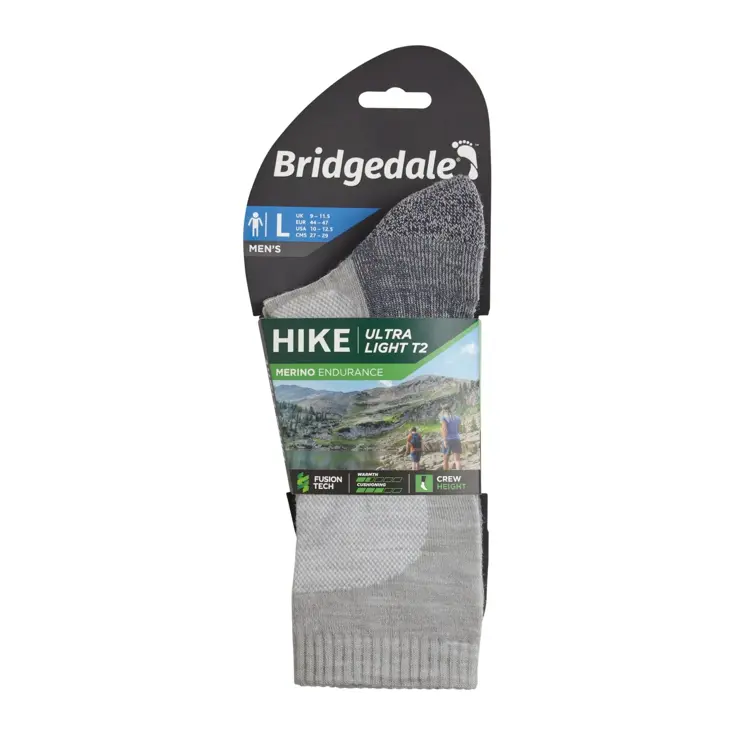 Hike Ultralight T2 Merino Crew - - Heren