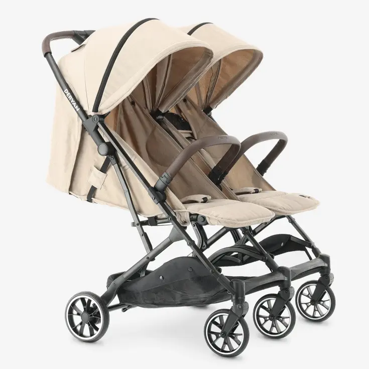 Luxe Rolo X2 Dubbele Buggy - Inklapbaar