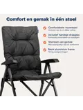 Campingstoel Luxe 2-Pack incl. Draagtas