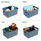 Sigma home - Opbergbox - 5L blauw - 6-delig