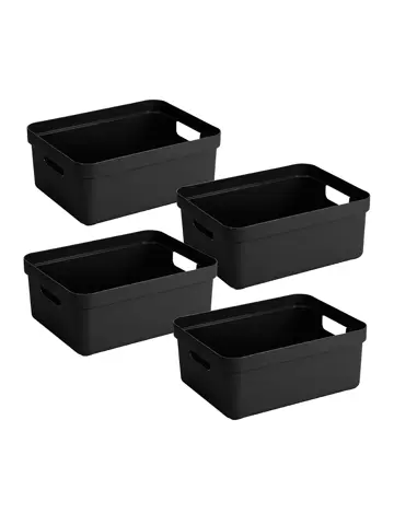 Sigma home - Opbergbox - 24L - 4-delig