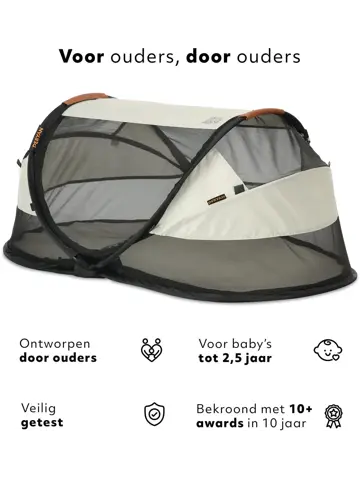 Baby luxe campingbedje - Zelfopblaasbare matras
