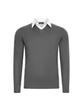 Heren Mock Pullover