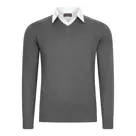 Heren Mock Pullover Cappuccino Italia