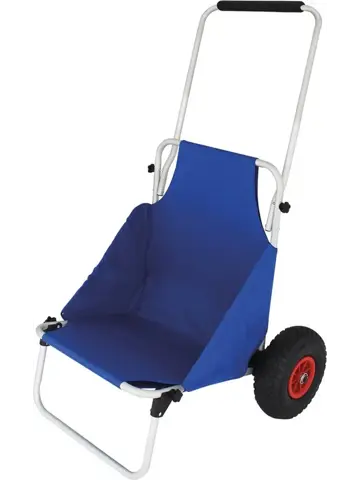 Opvouwbare Lichtgewicht Beach Trailer Blauw