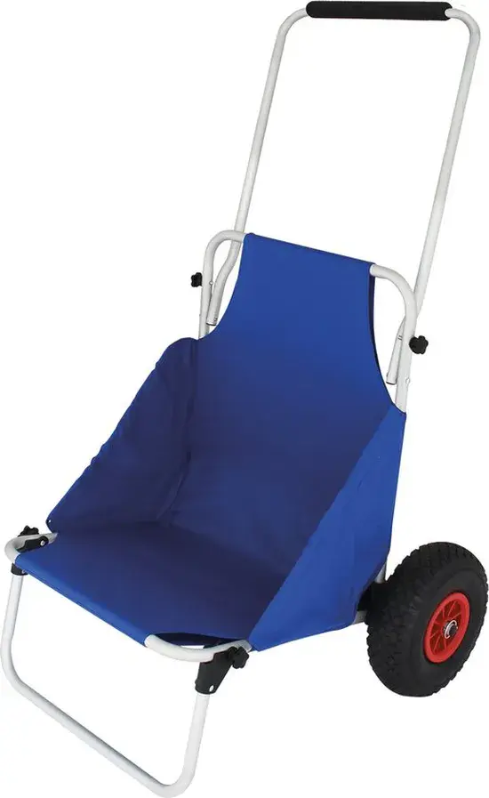 Opvouwbare Lichtgewicht Beach Trailer Blauw