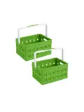 Square - Vouwkrat met handgreep - 24L - 2-dlg