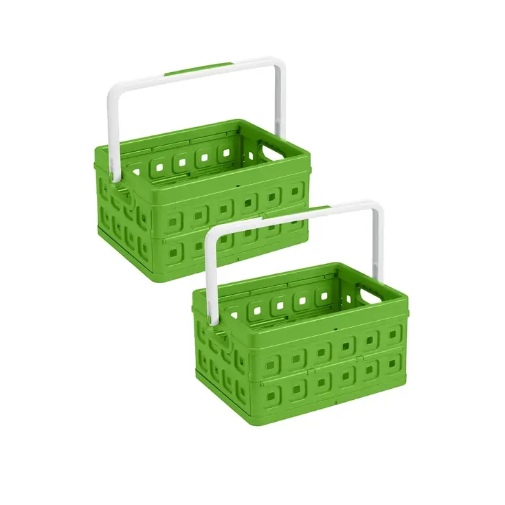 Square - Vouwkrat met handgreep - 24L - 2-dlg