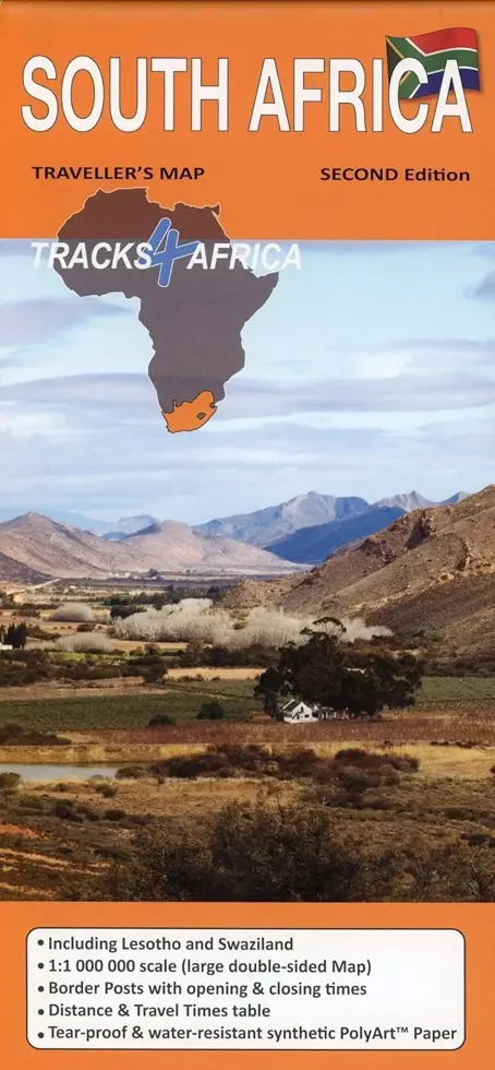 Wegenkaart Zuid-Afrika
