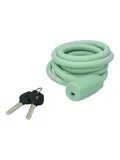 Compact en flexibel mintgroen spiraalslot 180cm