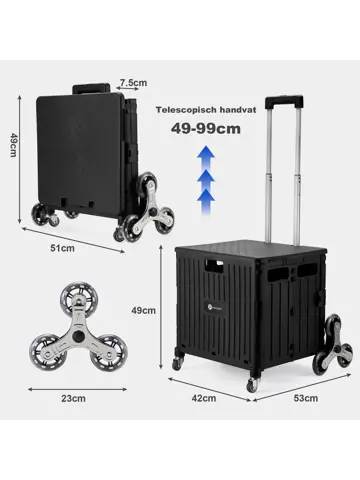 Boodschappenkrat - Trapwielen