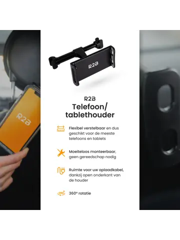 Stevige Tablet houder auto hoofdsteun