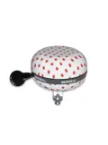 Basil Fietsbel Polkadot 80 Mm - Wit / Rood