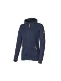 Dames wollen full-zip vest Vanja hood