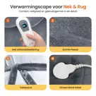 Elektrische Deken Voor Rug en Nek - 90 x 60cm