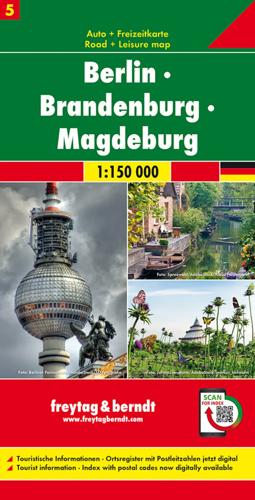 Wegenkaart Duitsland 05 Berlijn Brandenburg