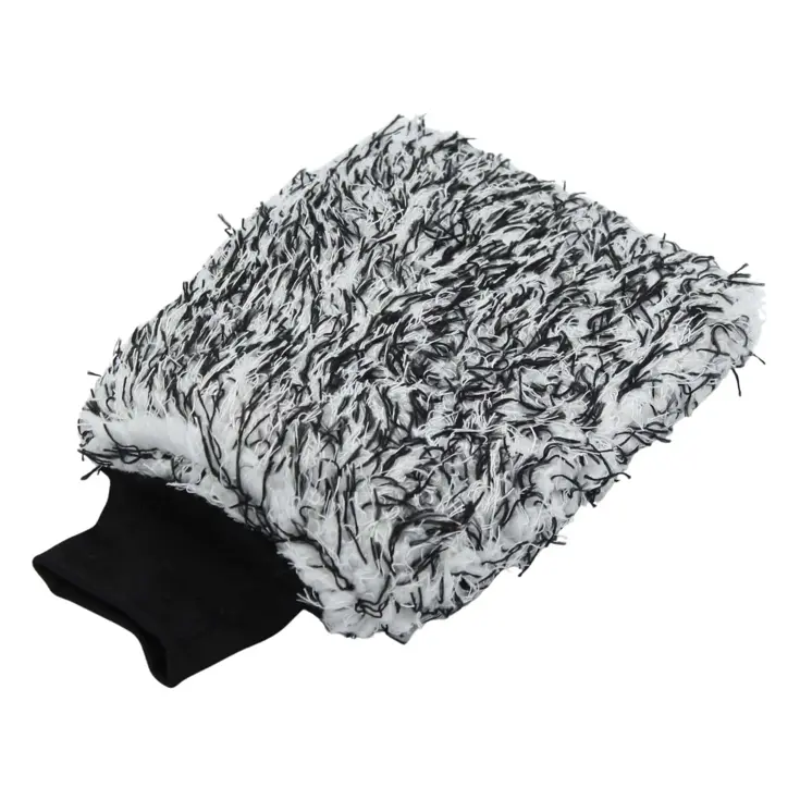 Washandschoen Zwart-Wit 1 stuk