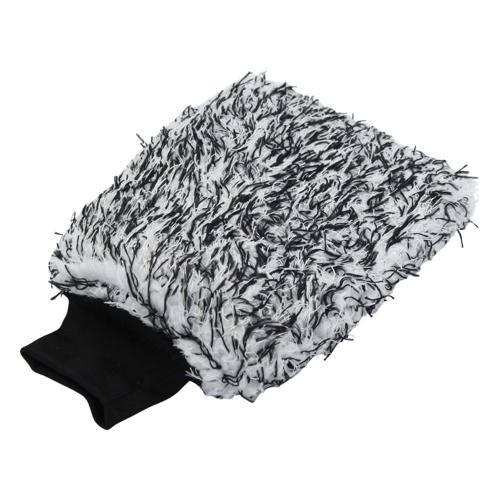 Washandschoen Zwart-Wit 1 stuk