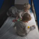 Bedtent Klamboe - 200x90cm - Muggennet - 1mm gaas