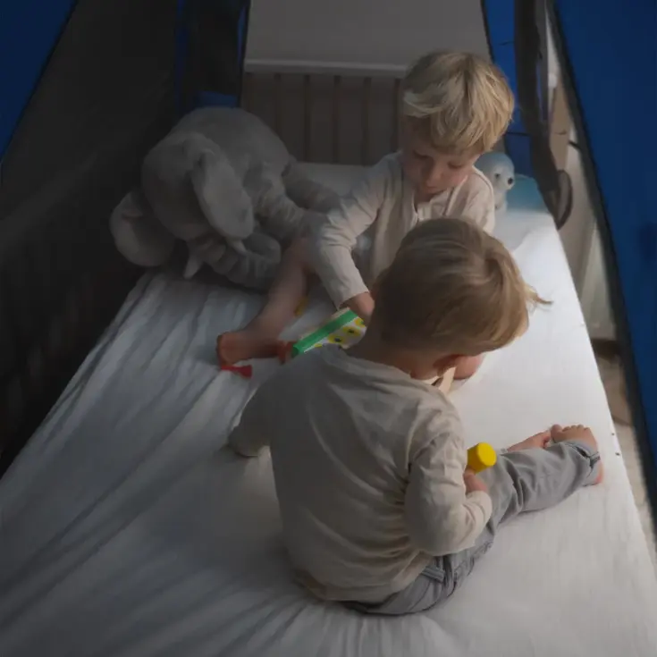 Bedtent Klamboe - 200x90cm - Muggennet - 1mm gaas