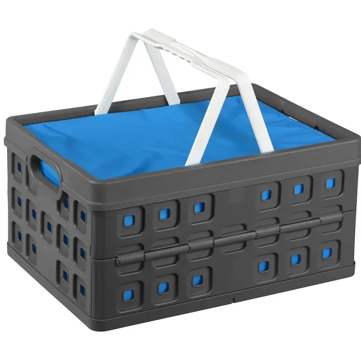 Square - Vouwkrat met handgreep/koeltas - 32L