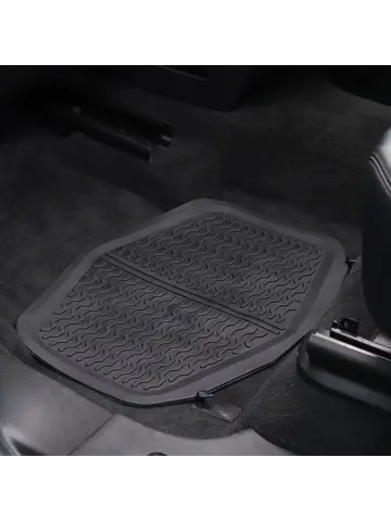 Rubber automatten set - Zwart - Blauw