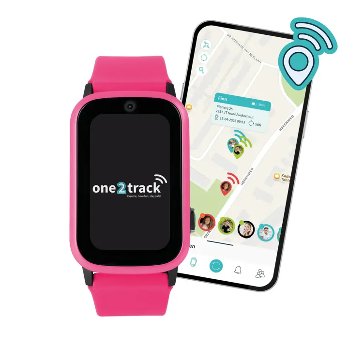 Connect up - GPS telefoonhorloge kind - One2Track