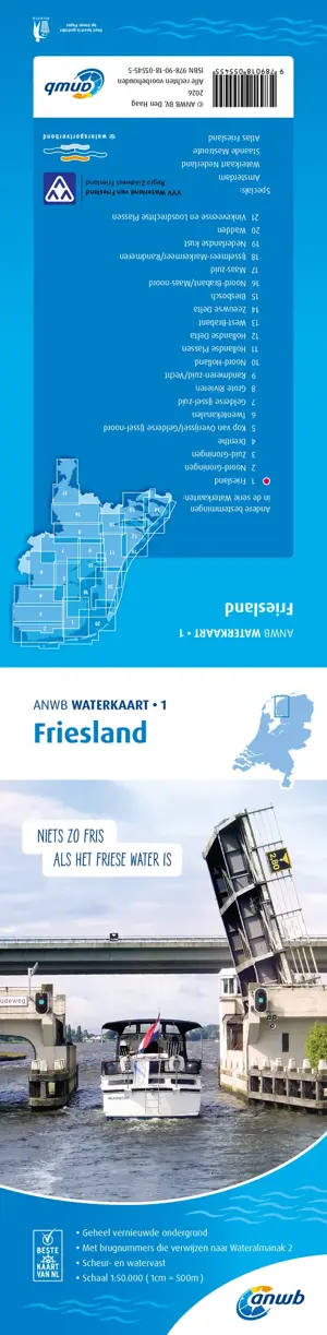 Waterkaart Friesland