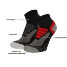 6 paar - Quarter Wandelsokken