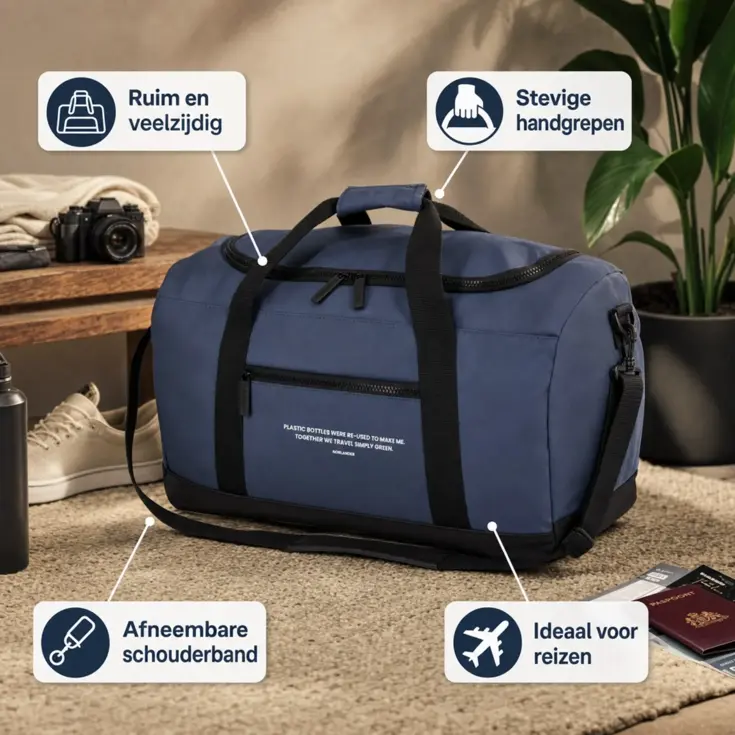 Reistas RPET 36L Met Opbergvakken