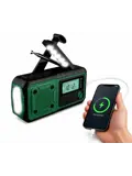 Noodradio FM/AM - 4400mAh - Solar Opwindbaar
