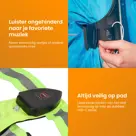 Hardloopvest oplaadbaar + Sportarmband