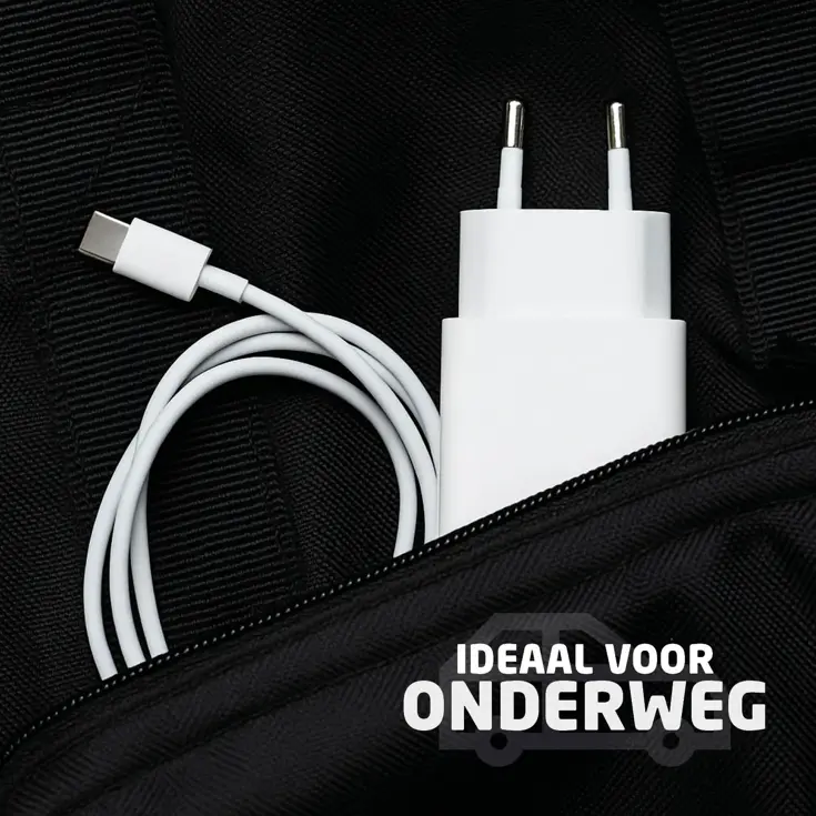 BR-2212 Snellaadadapter - USB en USB-C