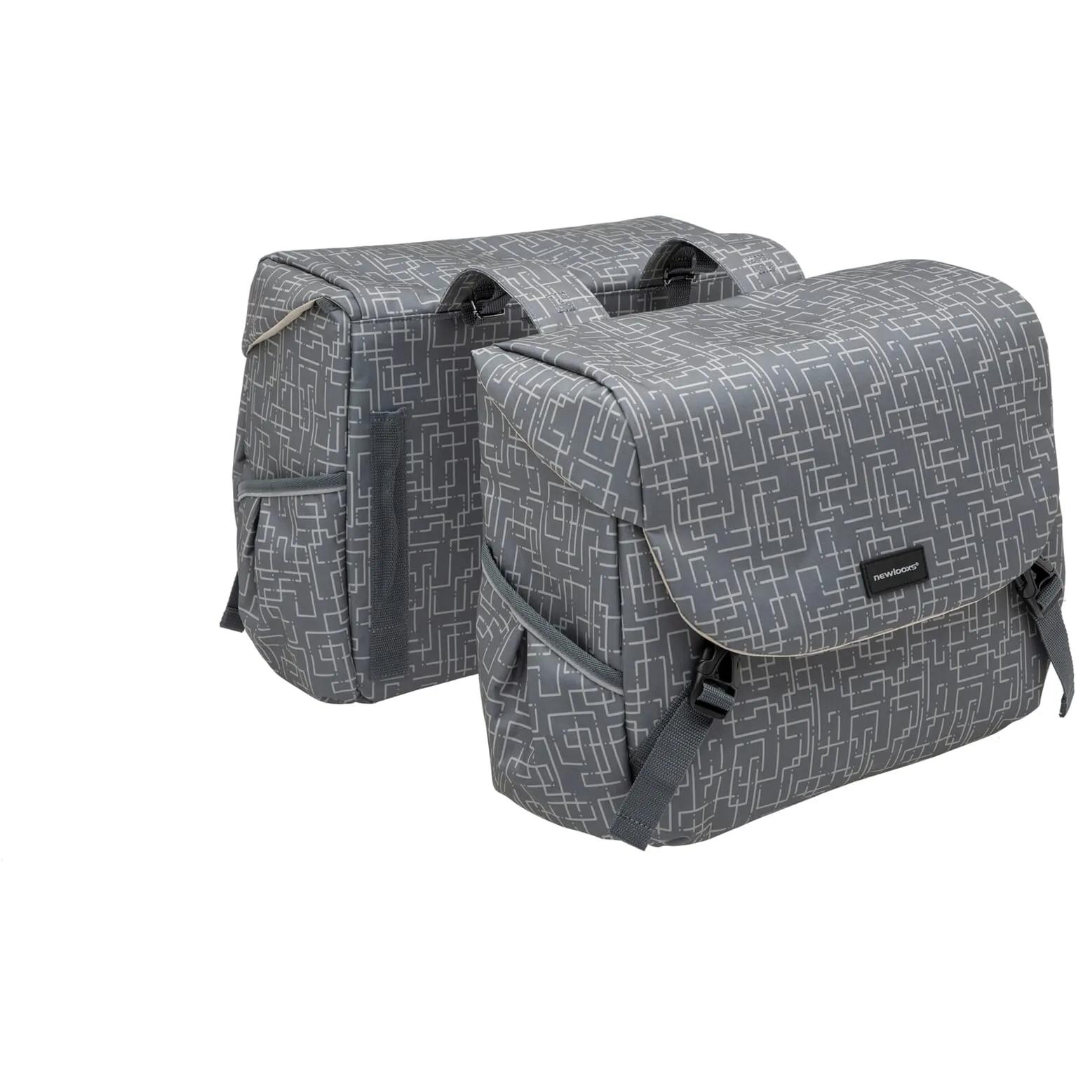 New Looxs  tas dubbel Mondi Joy Ivy grey 38L  Grijs main product image