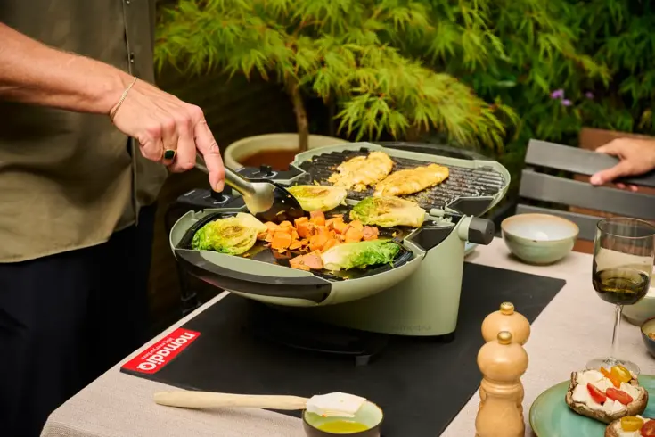 NomadiQ Electric BBQ - Sage Green