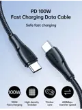 Nylon USB-C Kabel - 1.2m