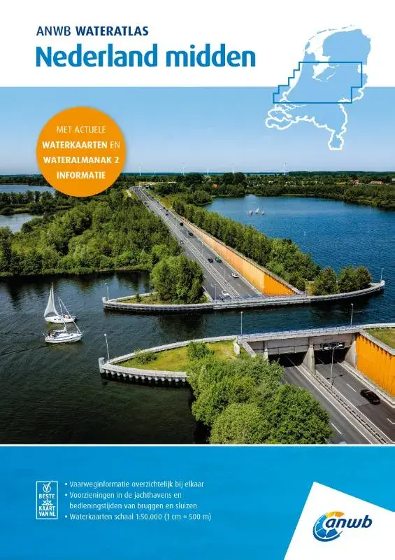 ANWB Wateratlas Nederland Midden