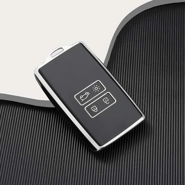 TPU Sleutelhoesje voor Renault zwart A4