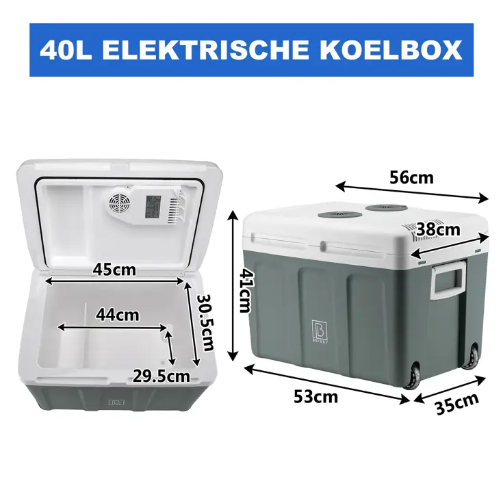 Elektrische Koelbox – 40L – 12V/230V