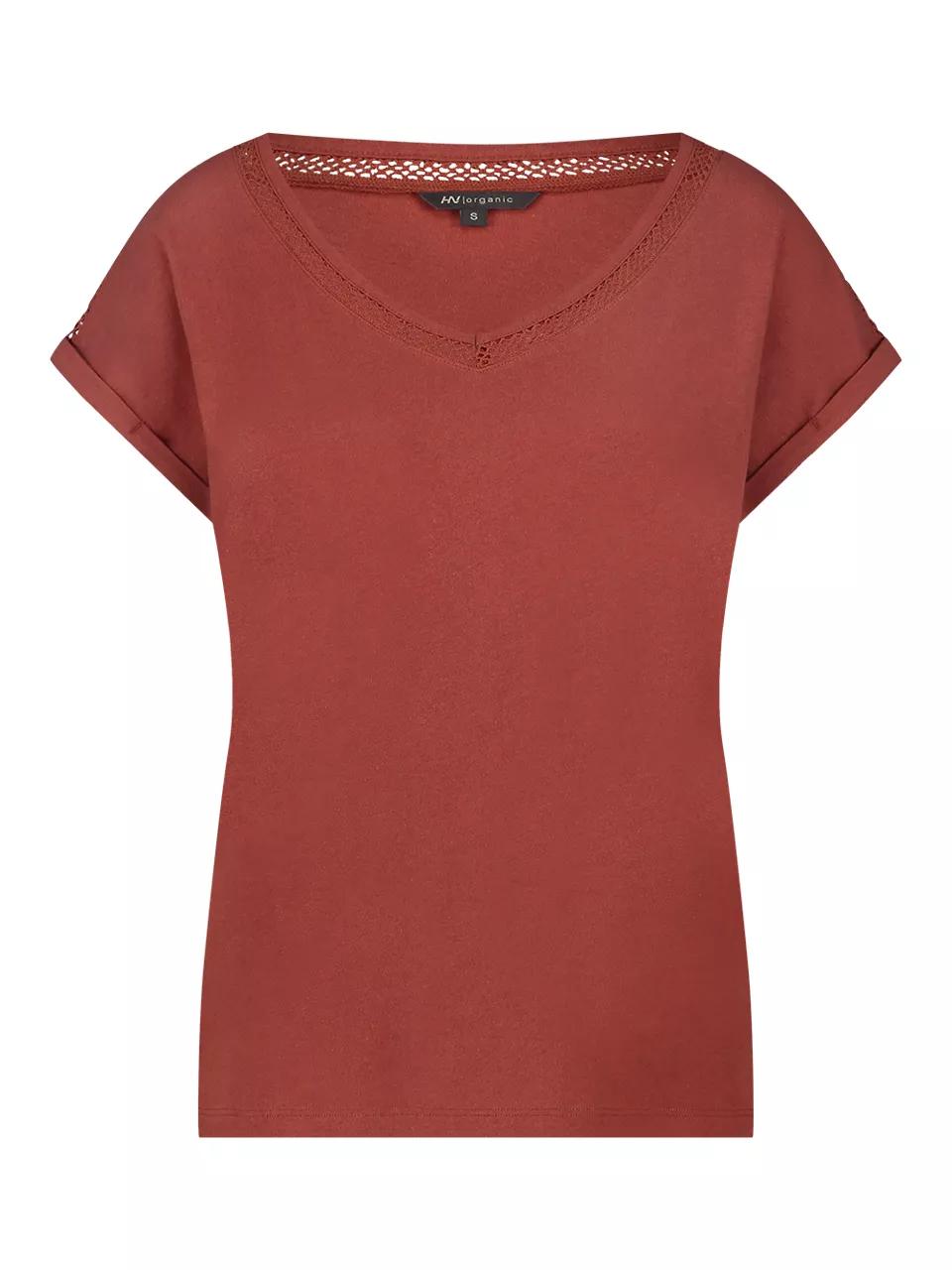 ANWB  Peleco  T-shirt dames  Human Nature  Brique   XXXXL