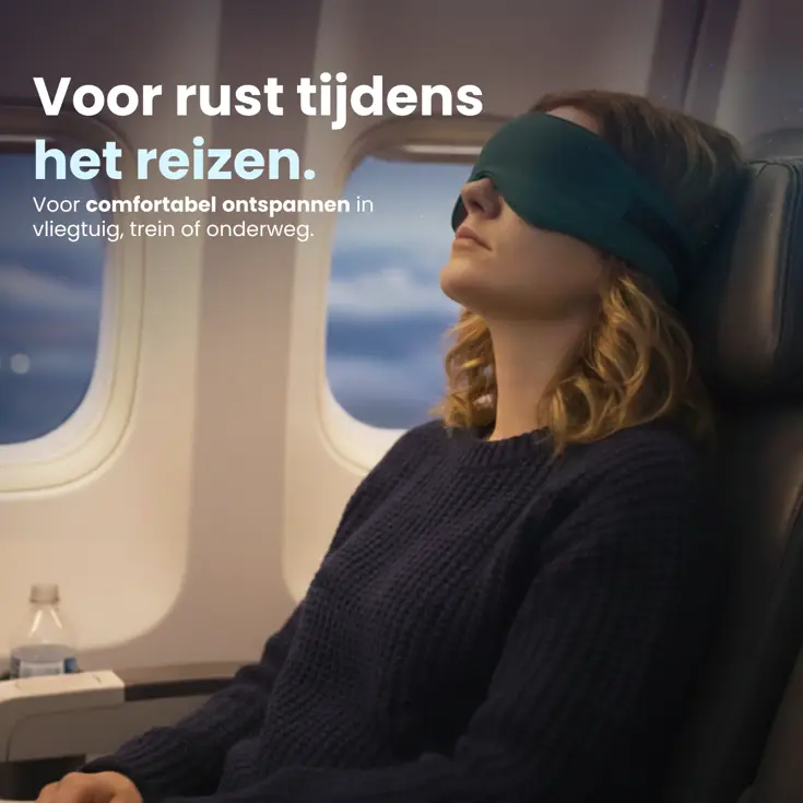 Katoenen Slaapmasker - Verduisterend - Verstelbaar