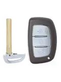 Smart key behuizing 3 knops geschikt voor Hyundai