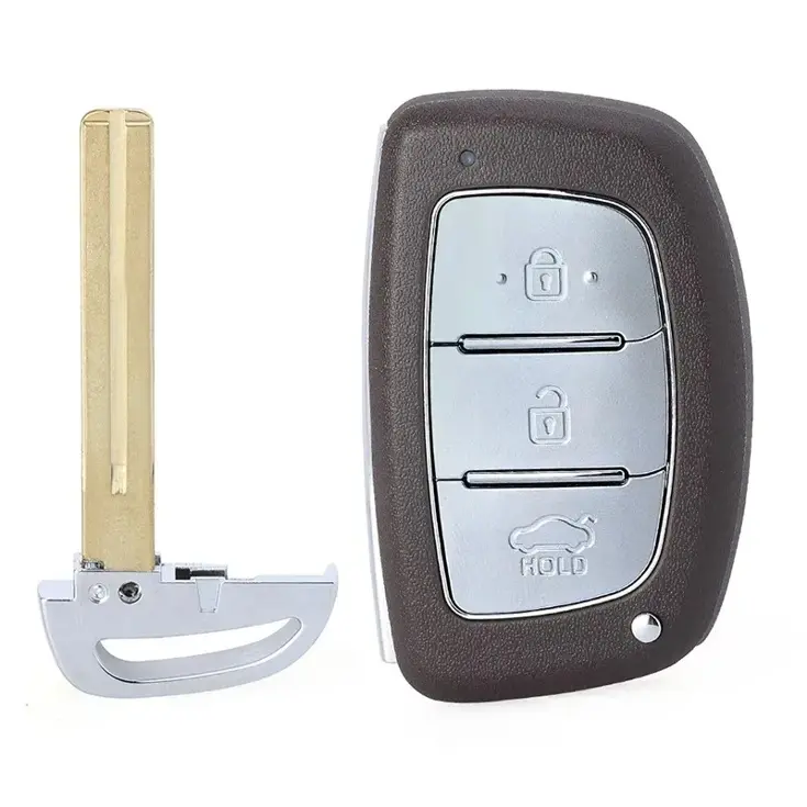 Smart key behuizing 3 knops geschikt voor Hyundai