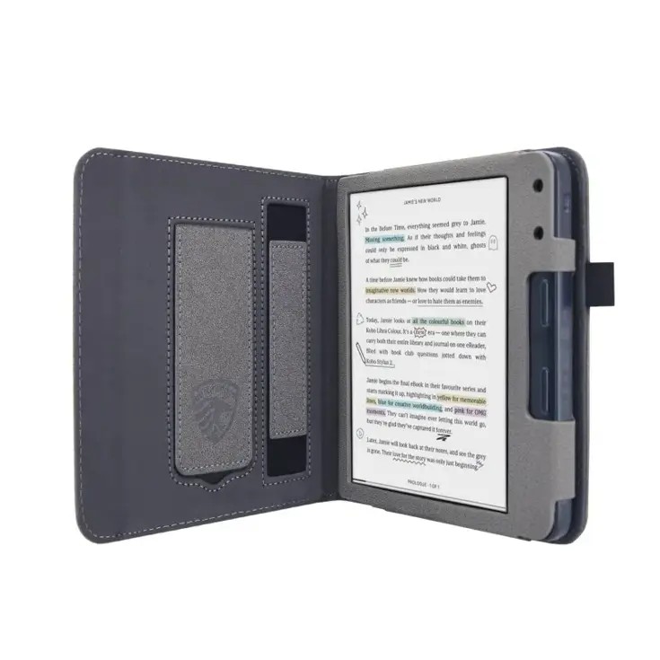 Ereader Hoesje - Luxe strap Case Kobo Libra Colour