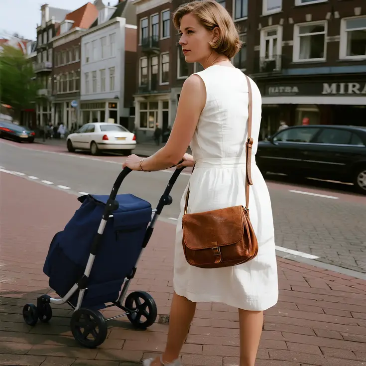 Boodschappentrolley deluxe – 60 liter