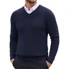 Heren Mock Pullover Cappuccino Italia