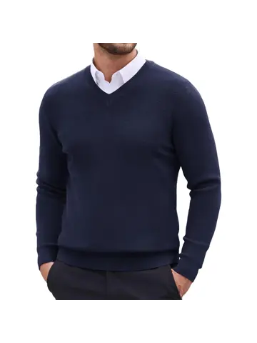 Heren Mock Pullover