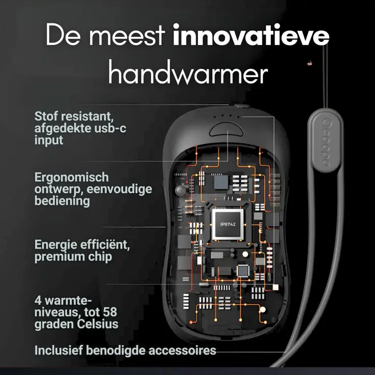 Herbruikbare Handwarmers met Powerbank PRO