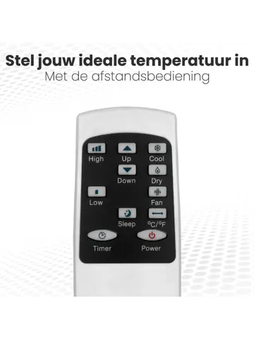 Mobiele Airco – 12.000 BTU